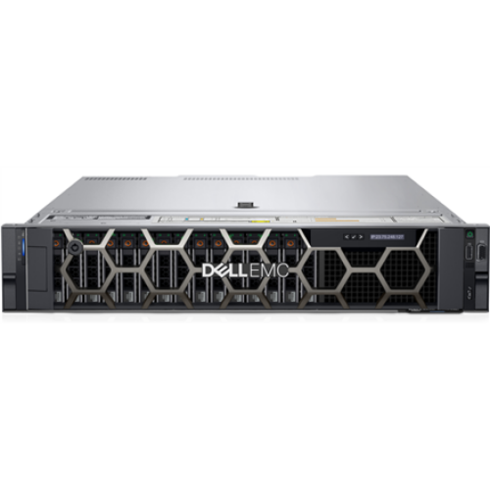 Dell PowerEdge R550 Rack (2U), Intel Xeon, 2x Silver 4314, 2.4 GHz, 24 MB, 32T, 16C, RDIMM, 3200 MHz, No RAM, No HDD, SSD, Up to 8 x 3.5, PERC H755, Power supply 2x800 W, iDRAC9 Enterprise, No OS, Warranty Basic NBD 36 month(s)