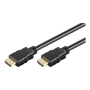 Goobay , Black , HDMI male (type A) , HDMI male (type A) , High Speed HDMI Cable with Ethernet , HDMI to HDMI , 2 m