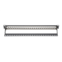 Digitus , Modular Patch Panel , DN-91411 , Black , Layout Keystone Entry: Straight; Area of application: 483 mm (19) cabinet; Suitable for 483 mm (19) cabinet mounting; Housing material: 1.5 mm SPCC cold rolled stell sheet, powder-coated; Ports: 24