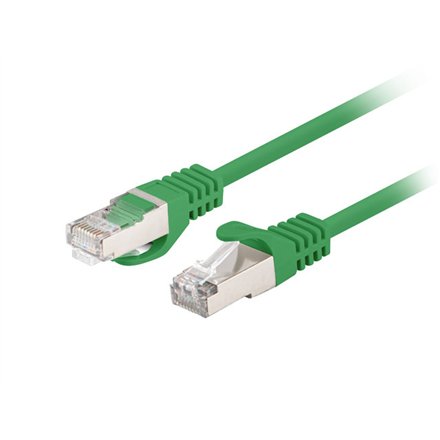 Lanberg Patchcord CAT.6 FTP 1M fluke passed 10-pack, Green , PCF6-20CC-0100-G