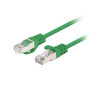 Lanberg Patchcord CAT.6 FTP 1M fluke passed 10-pack, Green , PCF6-20CC-0100-G