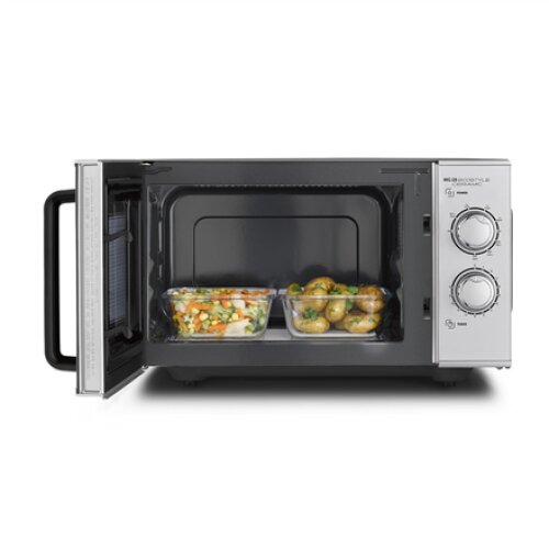 Caso , Ceramic Microwave Oven with Grill , MG 25 Ecostyle , Free standing , 900 W , 25 L , Grill , Silver