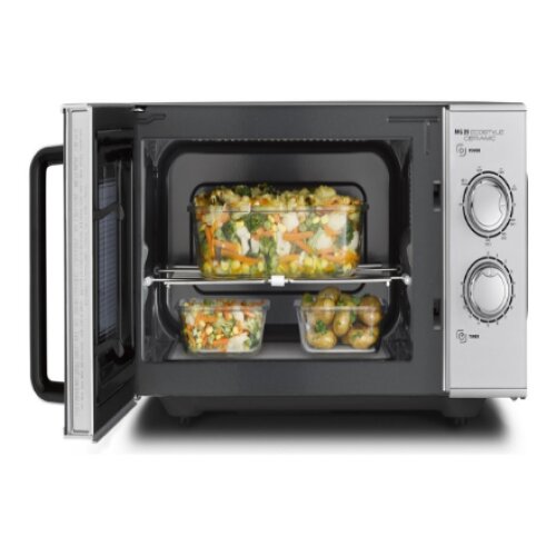 Caso , Ceramic Microwave Oven with Grill , MG 25 Ecostyle , Free standing , 900 W , 25 L , Grill , Silver