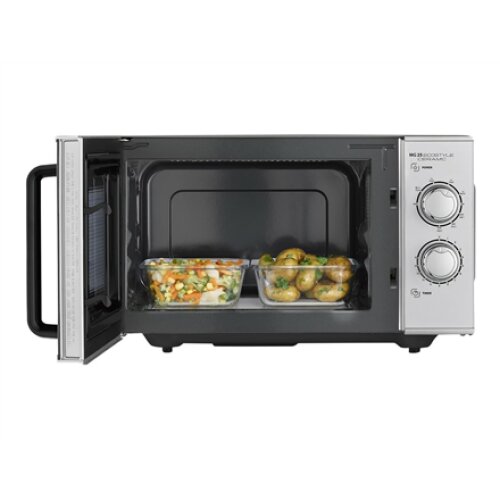 Caso , Ceramic Microwave Oven with Grill , MG 25 Ecostyle , Free standing , 900 W , 25 L , Grill , Silver