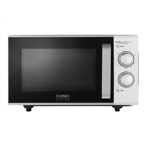 Caso , Ceramic Microwave Oven with Grill , MG 25 Ecostyle , Free standing , 900 W , 25 L , Grill , Silver