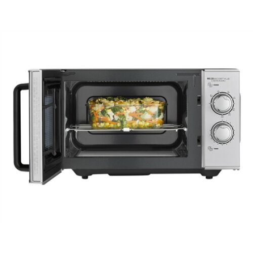 Caso , Ceramic Microwave Oven with Grill , MG 25 Ecostyle , Free standing , 900 W , 25 L , Grill , Silver