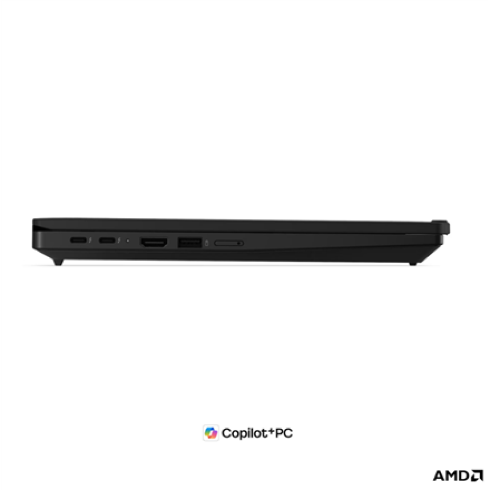 Lenovo ThinkPad T14 G7 AMD , Black , 14 , IPS , WUXGA , 1920 x 1200 pixels , Anti-glare , AMD Ryzen AI 5 PRO , 440 , 16 GB , SODIMM DDR5 , Solid-state drive capacity 512 GB , AMD Radeon 840M Graphics , Windows 11 Pro , 802.11be , Bluetooth version 5.4 , K