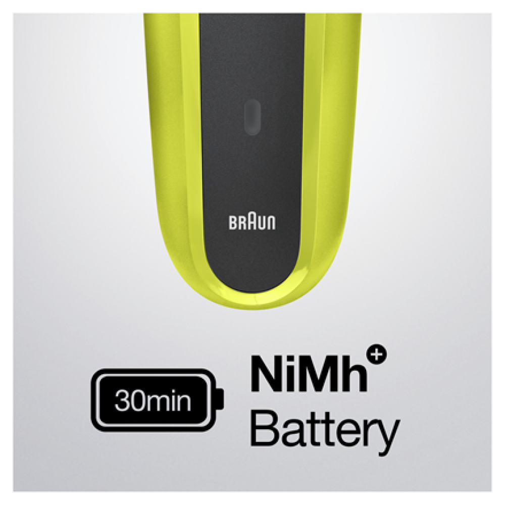 Braun , Shaver , 300BT Shave&Style , Operating time (max) 30 min , Black/Green