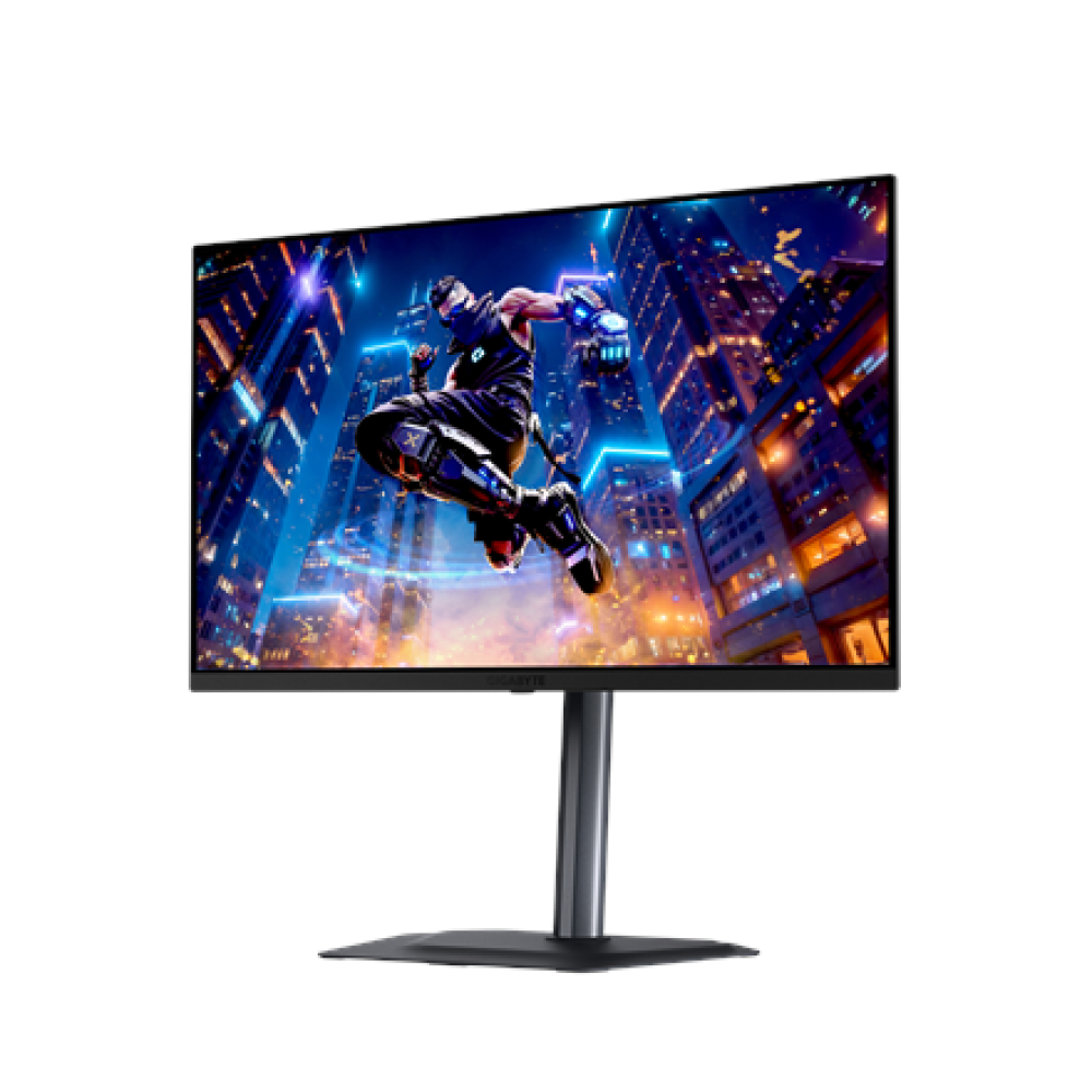 Gigabyte , MO27Q3 EK , 27 , QD-OLED , QHD , 360 Hz , 0.03 ms , 2560 x 1440 pixels , 250 cd/m² , HDMI ports quantity 2