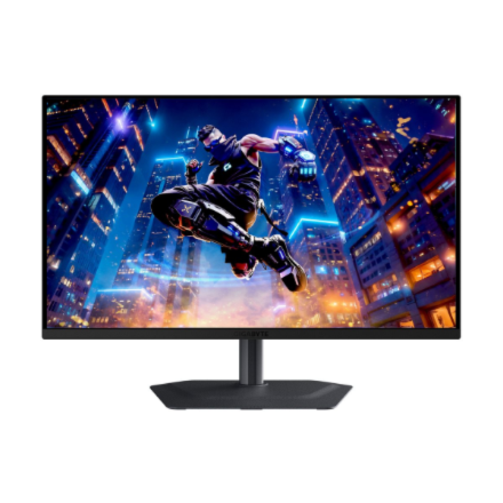 Gigabyte , MO27Q3 EK , 27 , QD-OLED , QHD , 360 Hz , 0.03 ms , 2560 x 1440 pixels , 250 cd/m² , HDMI ports quantity 2