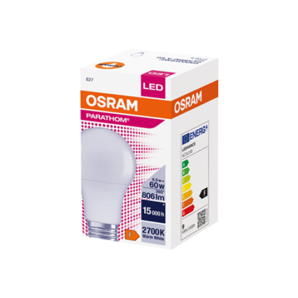 Osram Parathom Classic LED 60 non-dim  8,5W/827 E27 bulb