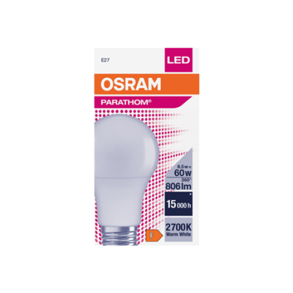 Osram Parathom Classic LED 60 non-dim  8,5W/827 E27 bulb