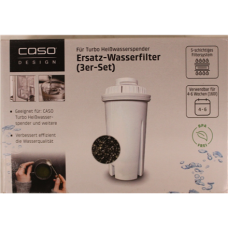 SALE OUT. Caso Spare filter for Turbo-hot water dispenser, 3 filters , Caso Spare filter for Turbo-hot water dispenser, 3pcs , DAMAGED PACKAGING