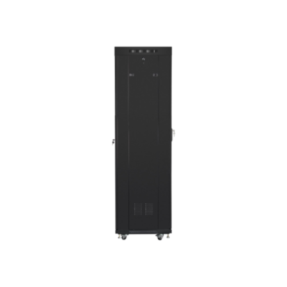 Lanberg , Rack cabinet 19 free-standing 42U/600x600 (flat pack) with glass door lCD V2 , FF01-6642-12BL , Black
