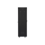 Lanberg , Rack cabinet 19 free-standing 42U/600x600 (flat pack) with glass door lCD V2 , FF01-6642-12BL , Black