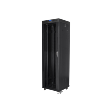 Lanberg , Rack cabinet 19 free-standing 42U/600x600 (flat pack) with glass door lCD V2 , FF01-6642-12BL , Black