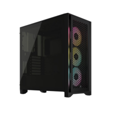 Corsair , Tempered Glass PC Case , iCUE 4000D RGB AIRFLOW , Side window , Black , Mid-Tower , Power supply included No