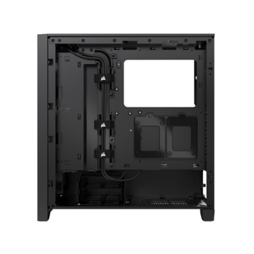 Corsair , Tempered Glass PC Case , iCUE 4000D RGB AIRFLOW , Side window , Black , Mid-Tower , Power supply included No