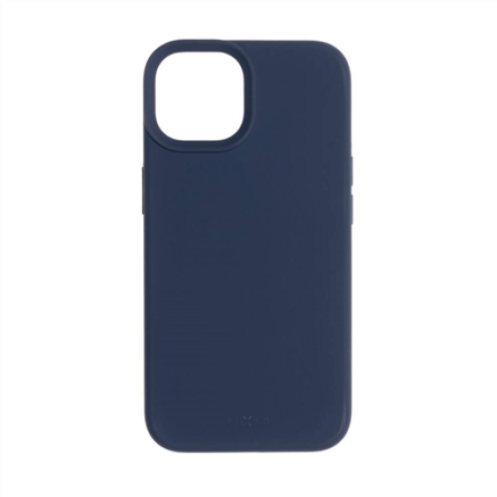 Fixed , MagFlow with MagSafe support , Back cover , Apple , iPhone 14 , Liquid silicon , Blue