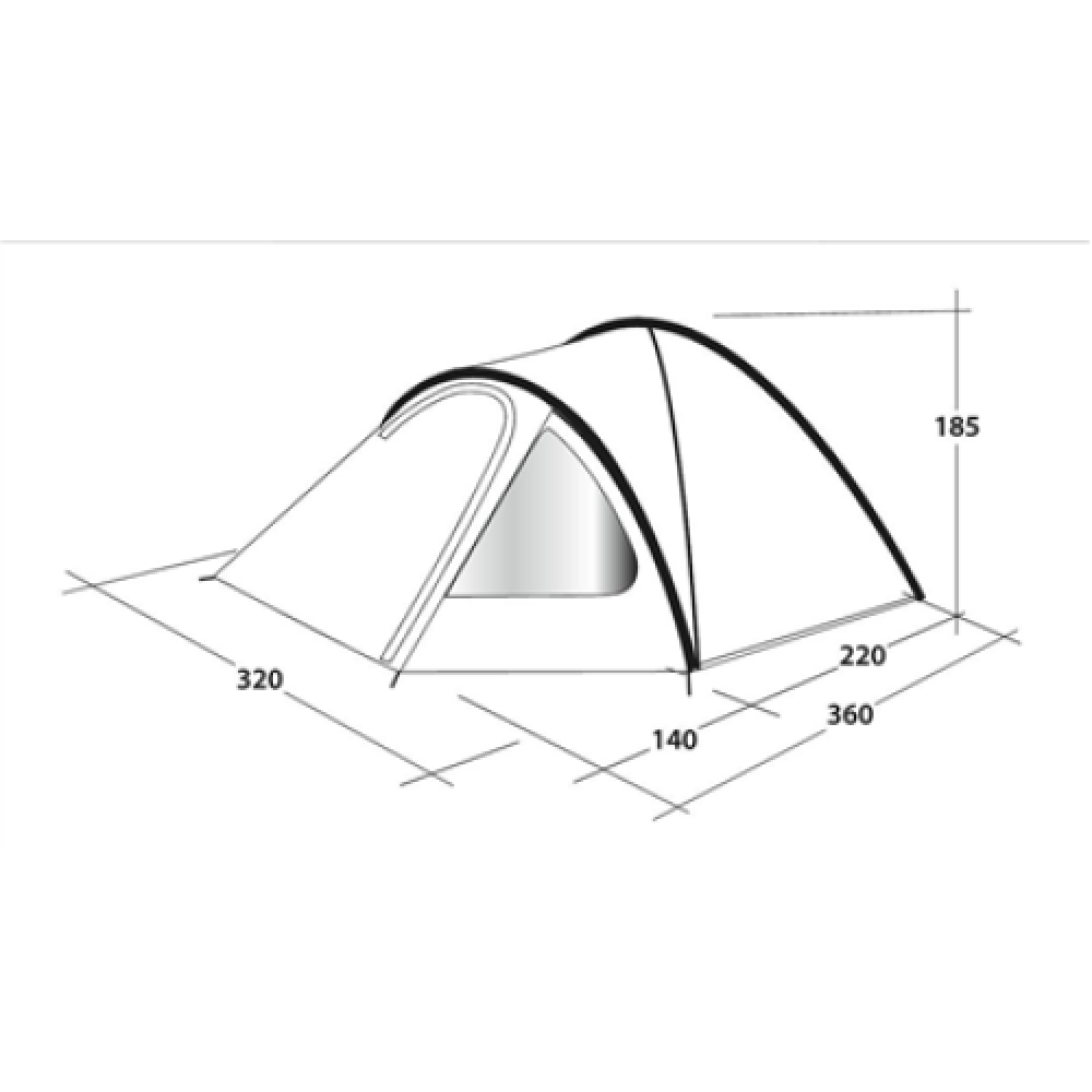 Outwell , Tent , Cloud 5 , 5 person(s)