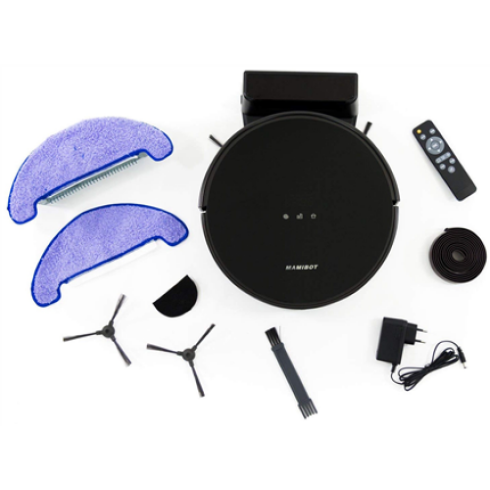 Mamibot Vacuum cleaner Prevac650 Wet&Dry, Operating time (max) 120-180 min, Lithium Ion, 2600 mAh, Dust capacity 0.6 L, 1000 Pa, Black