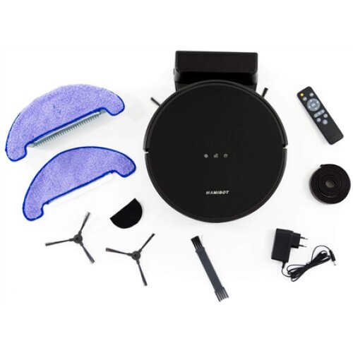 Mamibot Vacuum cleaner Prevac650 Wet&Dry, Operating time (max) 120-180 min, Lithium Ion, 2600 mAh, Dust capacity 0.6 L, 1000 Pa, Black