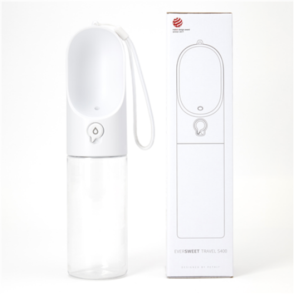 PETKIT , Eversweet Travel , Pet Bottle , Capacity 0.4 L , Material BioCleanAct and Tritan (BPA Free) , White