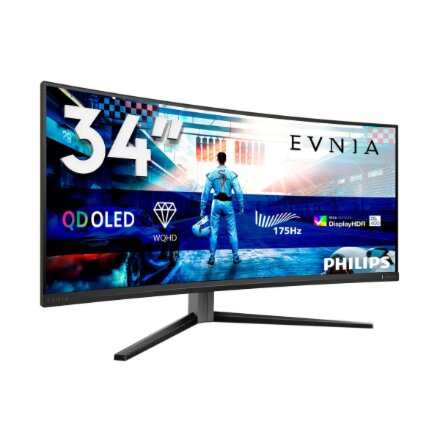 Philips , 34M2C6500/00 Evnia 6000 , 34 , LED , WQHD , 21:9 , 175 Hz , 0.03 ms , 3440 x 1440 pixels , HDMI ports quantity 2