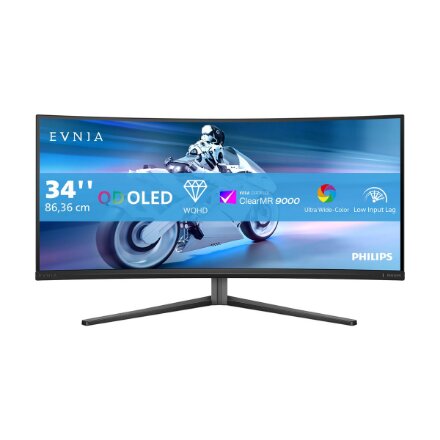 Philips , 34M2C6500/00 Evnia 6000 , 34 , LED , WQHD , 21:9 , 175 Hz , 0.03 ms , 3440 x 1440 pixels , HDMI ports quantity 2