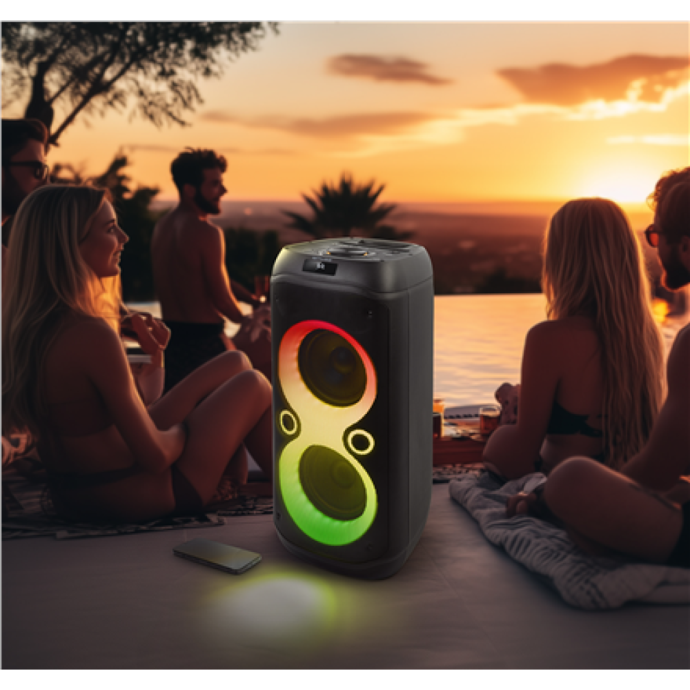 Muse , Portable Party Box Speaker , M-1937 DJ , 600 W , Bluetooth , Black , Portable , Wireless connection