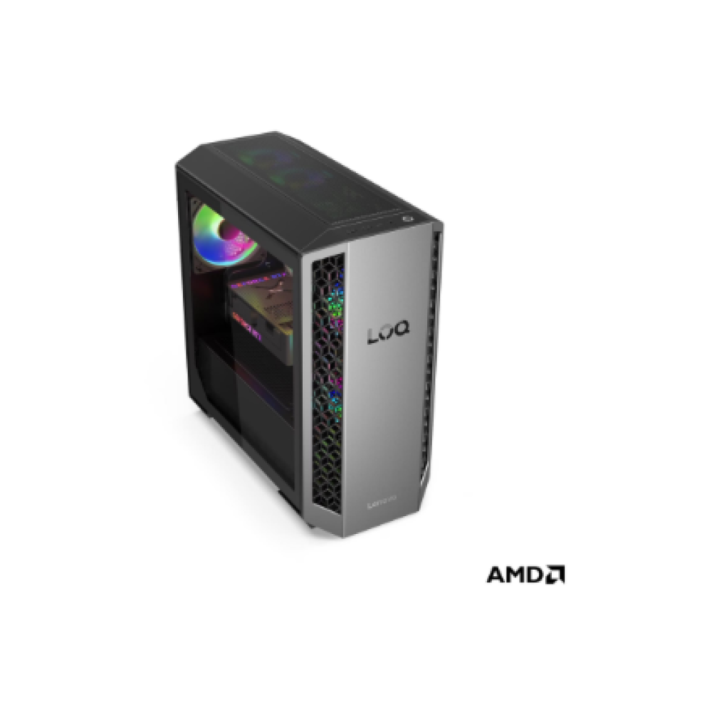Lenovo LOQ , 26ADR10 , Desktop , Tower , AMD Ryzen 7 , 8745HX , 32 (2x16GB) GB , SODIMM DDR5 , 1000 GB , NVIDIA GeForce RTX 5070 , No Optical drive , No keyboard , Windows 11 Home , Warranty 24 month(s)
