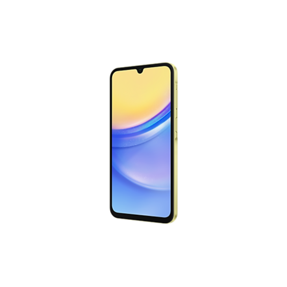 Samsung Galaxy , A15 (A156) , Yellow , 6.5 , Super AMOLED , 1080 x 2340 pixels , Mediatek , Internal RAM 4 GB , 128 GB , Dual SIM , 4G , 5G , Main camera resolution 50+5+2 MP , Secondary camera resolution 13 MP , Android , 14