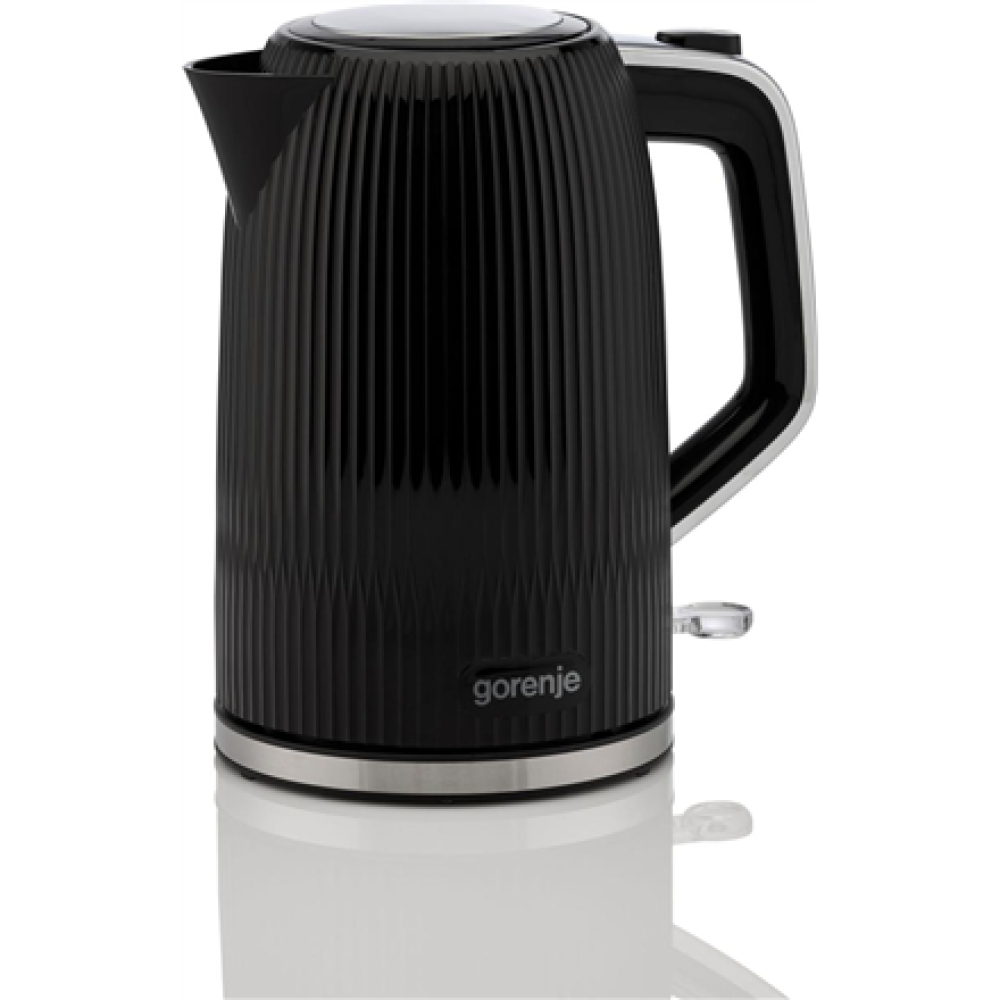 Gorenje K17DPB , Kettle , Electric , 1.7 L , 2200 W , Plastic/Stainless steel , 360° rotational base , Black