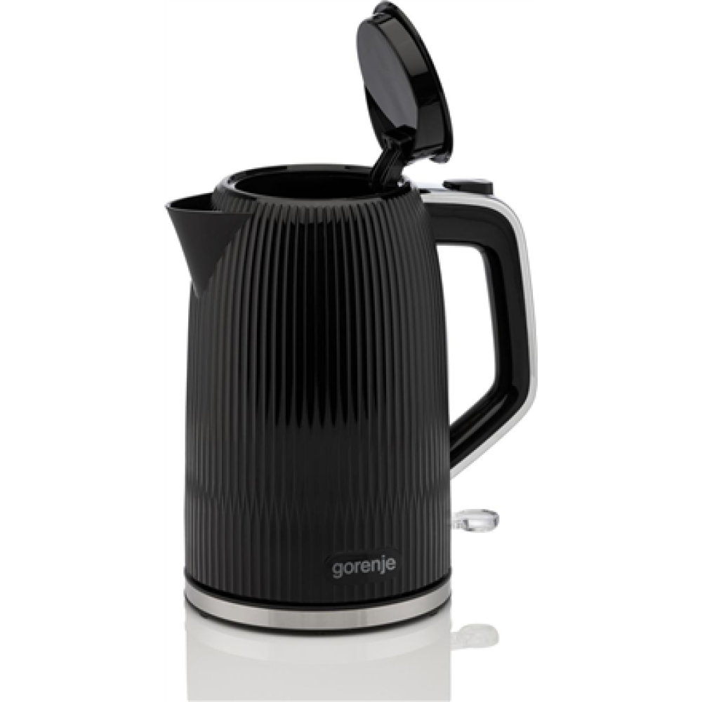 Gorenje K17DPB , Kettle , Electric , 1.7 L , 2200 W , Plastic/Stainless steel , 360° rotational base , Black