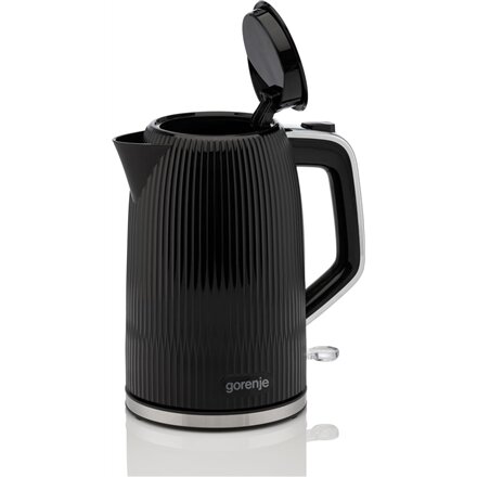 Gorenje K17DPB , Kettle , Electric , 1.7 L , 2200 W , Plastic/Stainless steel , 360° rotational base , Black