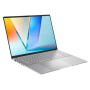 Asus Vivobook S 16 OLED M5606UA-KM005W , Cool Silver , 16 , OLED , 3.2K , 3200 x 2000 pixels , AMD Ryzen 7 , 8845HS , 16 GB , LPDDR5X , Solid-state drive capacity 1000 GB , AMD Radeon Graphics , Windows 11 Home , 802.11ax , Bluetooth version 5.3 , Keyboar