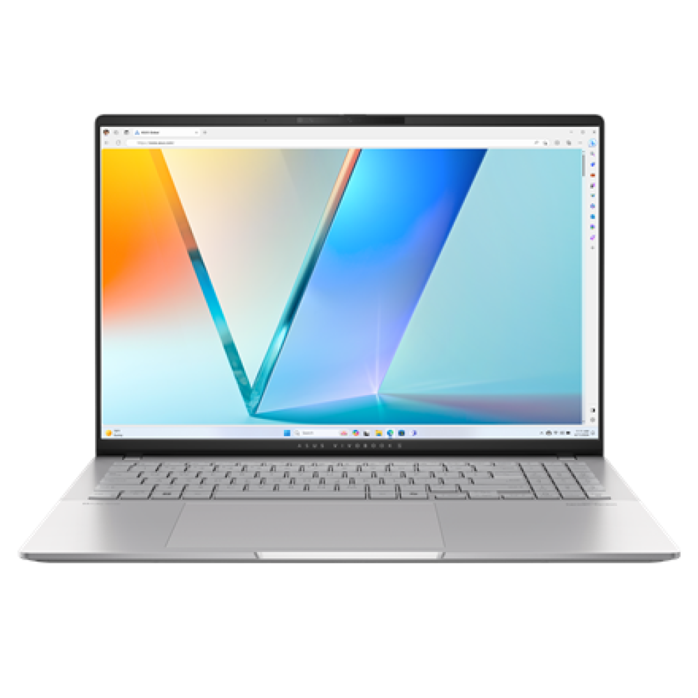Asus Vivobook S 16 OLED M5606UA-KM005W , Cool Silver , 16 , OLED , 3.2K , 3200 x 2000 pixels , AMD Ryzen 7 , 8845HS , 16 GB , LPDDR5X , Solid-state drive capacity 1000 GB , AMD Radeon Graphics , Windows 11 Home , 802.11ax , Bluetooth version 5.3 , Keyboar