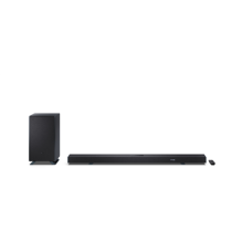 Sharp , 5.1.2 Dolby Atmos/DTS:X Soundbar with Wireless Subwoofer , HT-SBW55121(BK) , 650 W , Bluetooth , Black , Wireless connection