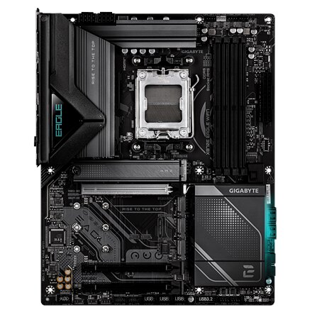 Gigabyte X870E EAGLE WIFI7 , Processor family AMD , Processor socket AM5 , DDR5 , Supported hard disk drive interfaces M.2, SATA , Number of SATA connectors 4