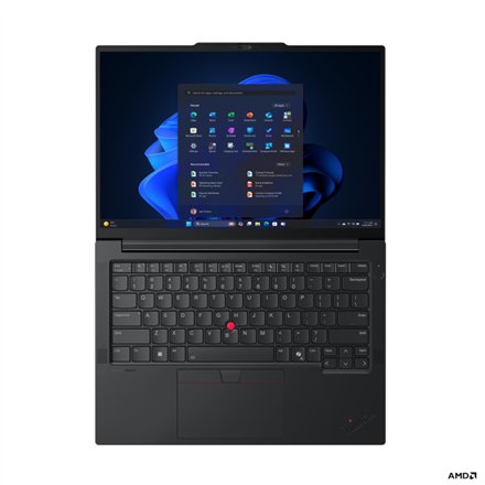 Lenovo ThinkPad E14 G8 AMD , Black , 14 , IPS , WUXGA , 1920 x 1200 pixels , Anti-glare , AMD Ryzen AI 5 , 330 , 16 GB , SODIMM DDR5 , Solid-state drive capacity 512 GB , AMD Radeon 820M Graphics , Windows 11 Pro , 802.11be , Bluetooth version 5.4 , Keybo