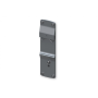 Teltonika Rear DIN Rail Panel, 115 x 32.2 x 5.8 mm, Aluminium , PR5MEC24