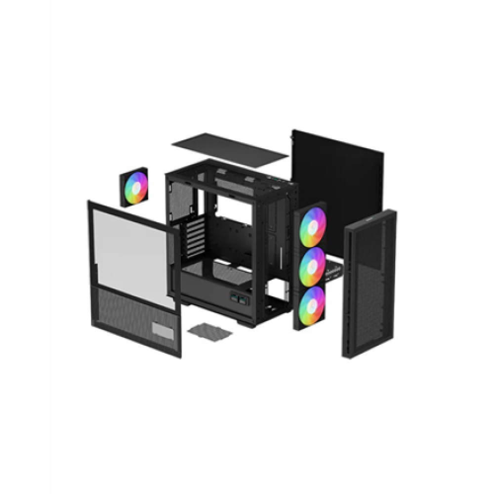 Deepcool , MID TOWER CASE , CH560 Digital , Side window , Black , Mid-Tower , Power supply included No , ATX PS2