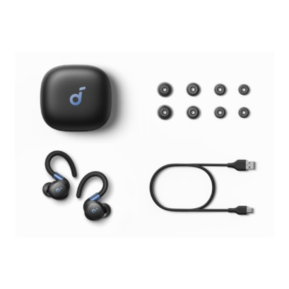 Anker Soundcore , Wireless Earbuds , Sport X20 Earhook , Bluetooth , In-Ear , Microphone , Wireless , Black