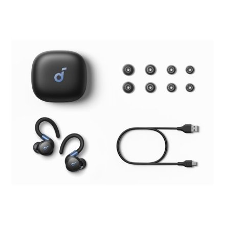 Anker Soundcore , Wireless Earbuds , Sport X20 Earhook , Bluetooth , In-Ear , Microphone , Black