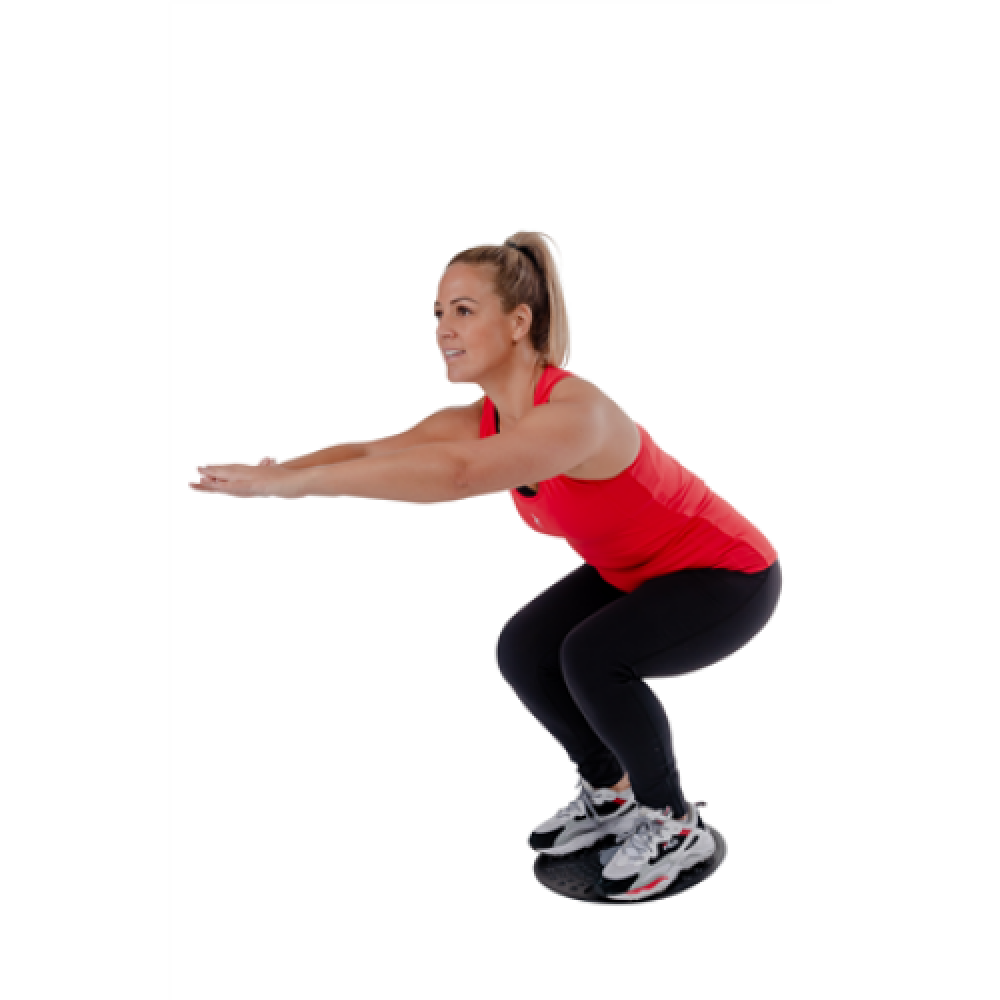 Pure2Improve , Adjustable Balance Board , Black/Red