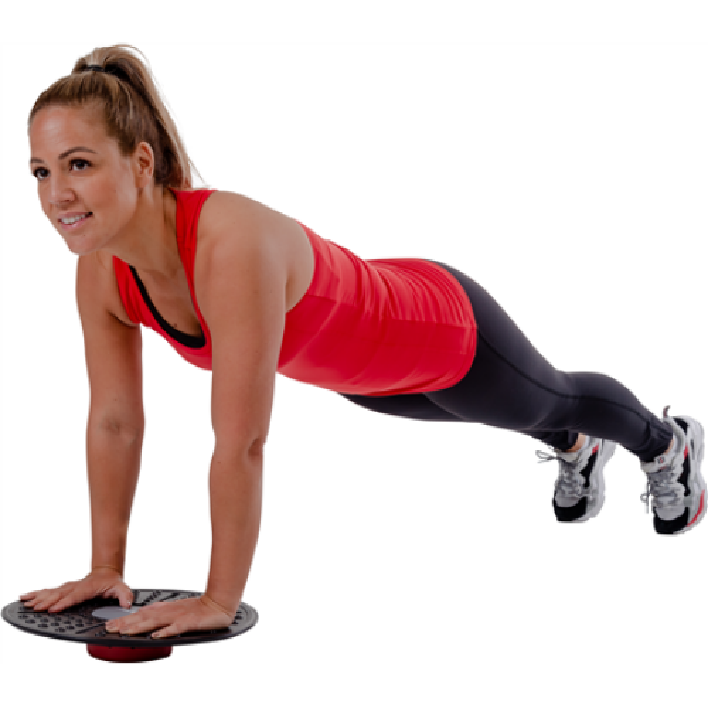 Pure2Improve , Adjustable Balance Board , Black/Red