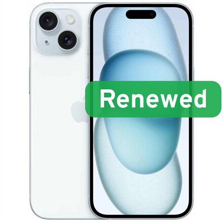 Apple Renewed Grade C , Apple iPhone 15 , Blue , 6.1 , Super Retina XDR OLED , 128 GB , 5G , iOS