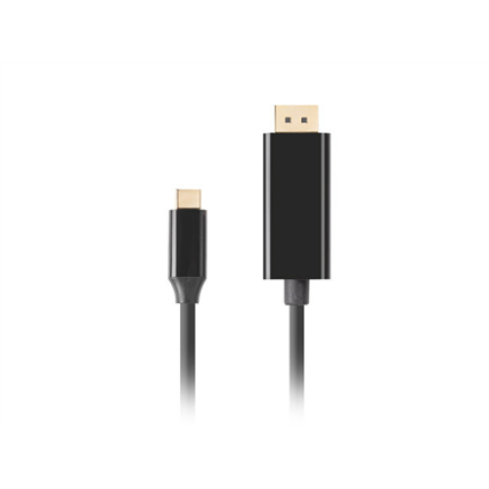 Lanberg USB-C to DisplayPort Cable, 1.8 m 4K/60Hz, Black , Lanberg , USB-C to DisplayPort Cable , Black , 1.8 m