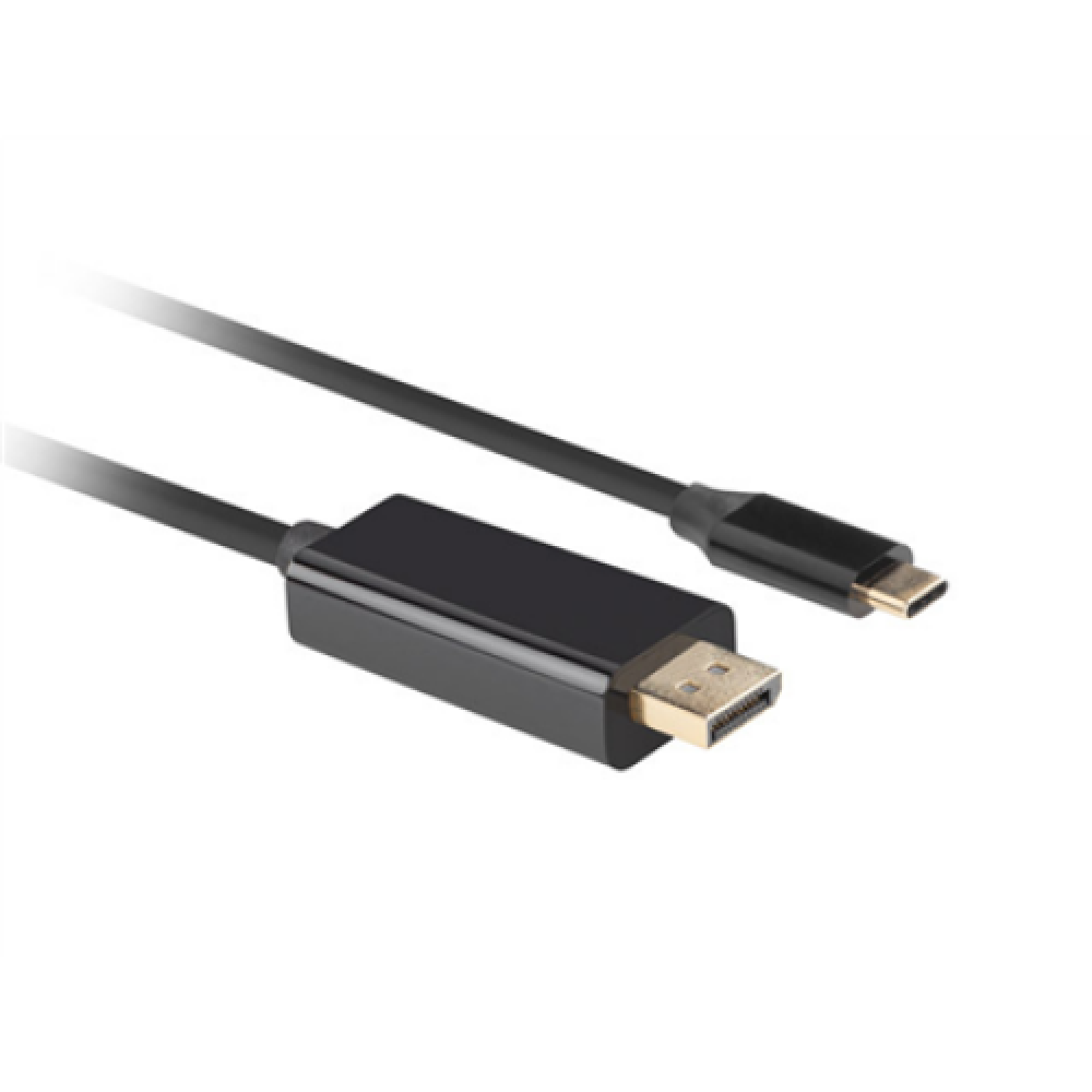 Lanberg USB-C to DisplayPort Cable, 1.8 m 4K/60Hz, Black , Lanberg , USB-C to DisplayPort Cable , Black , 1.8 m