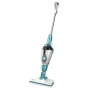BLACK & DECKER Steam cleaner , FSMH1321-QS , Power 1300 W , Steam pressure 2.5 bar , Water tank capacity 0.5 L , White/Aqua